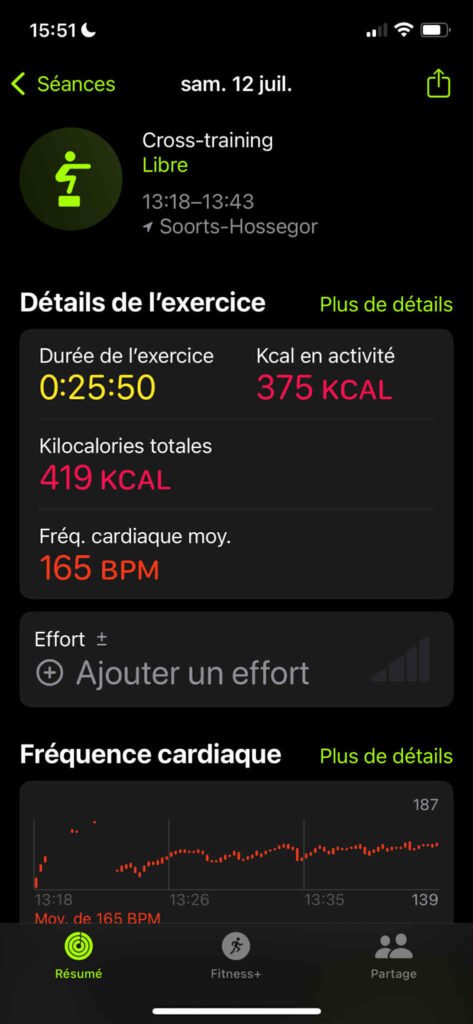 mes stats sur le bloc 1